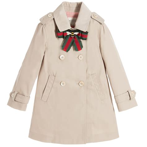 kids gucci trench coat|indigo wool Gucci cashmere coat.